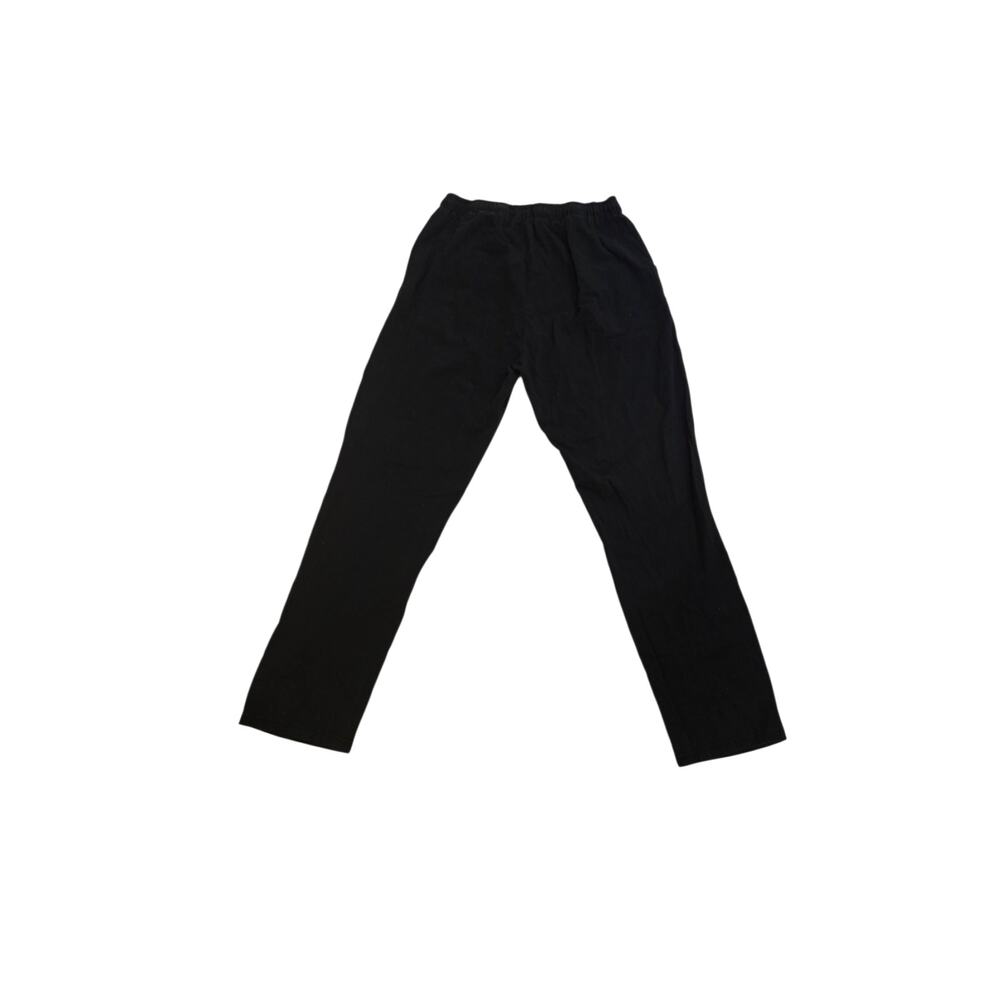 Black tie front linen pants with pockets, size xl
